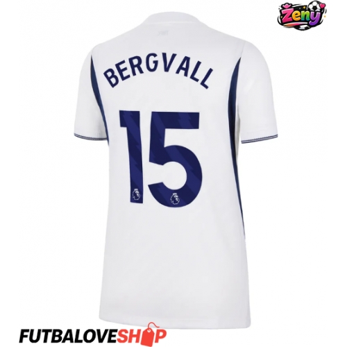Dres Tottenham Hotspur Lucas Bergvall #15 Domáci pre Ženy 2026-27 Krátky Rukáv